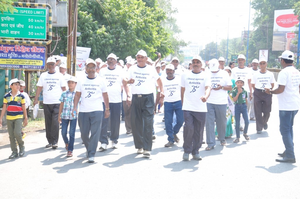 WALK-A-THON BY OUR UJJAIN KNEE REPLACEMENT PATIENTS